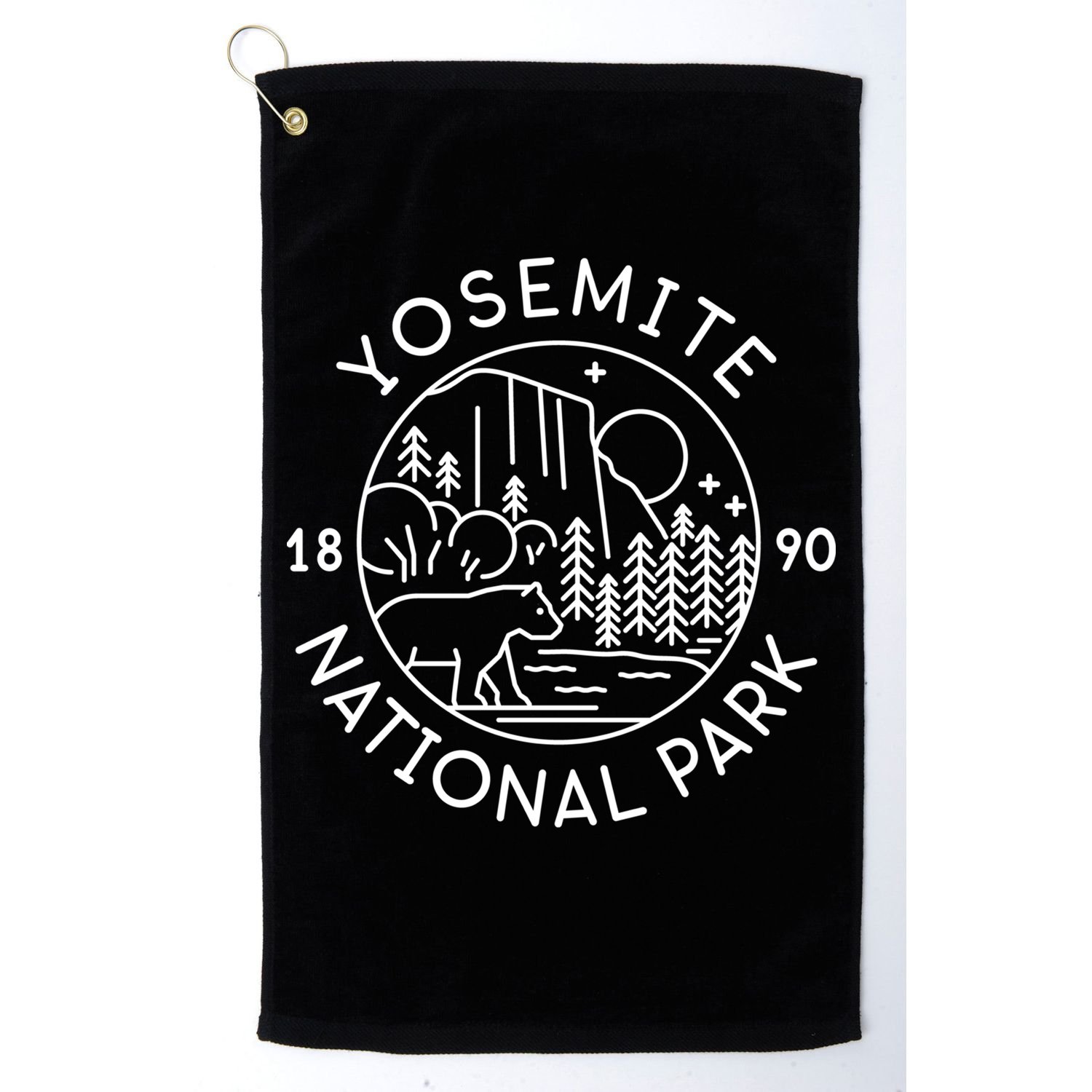 Yosemite National Park 1890 California Cute Gift Golf Towel