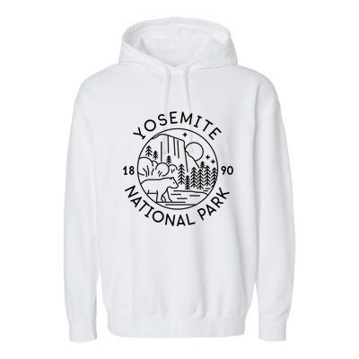 Yosemite National Park 1890 California Cute Gift Garment-Dyed Fleece Hoodie