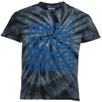 Yankee Nickname Retro Vintage Kids Tie-Dye T-Shirt