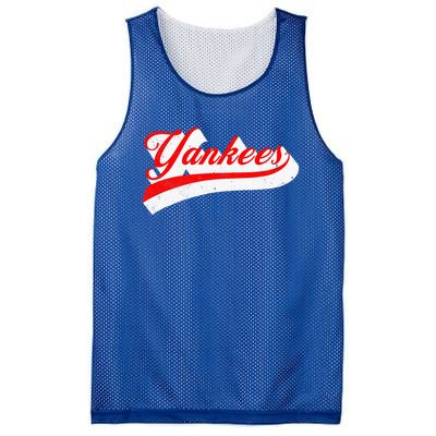 Y.A.N.K.E.E.S. Name Retro Mesh Reversible Basketball Jersey Tank