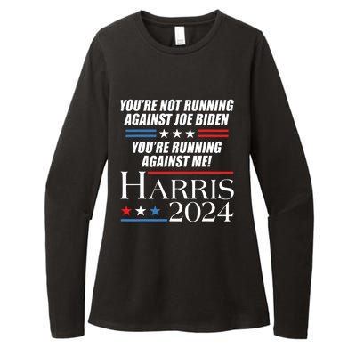 YouRe Not Running Against Joe Biden Kamala Harris Debate Womens CVC Long Sleeve Shirt