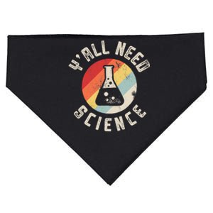 YAll Need Science Chemistry Biology Physics Teacher USA-Made Doggie Bandana