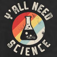 Yall Need Science Chemistry Biology Physics Teacher Student 7 Panel Mesh Trucker Snapback Hat
