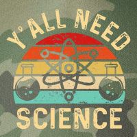 YAll Need Science Retro Teacher Student Funny Nerd Science Legacy Tie Dye Trucker Hat