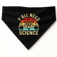 YAll Need Science Retro Teacher Student Funny Nerd Science USA-Made Doggie Bandana