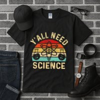 YAll Need Science Retro Teacher Student Funny Nerd Science Tall T-Shirt