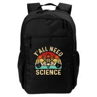 YAll Need Science Retro Teacher Student Funny Nerd Science Backpack