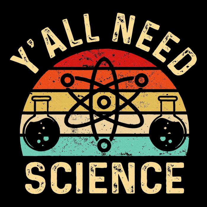 YAll Need Science Retro Teacher Student Funny Nerd Science 16 in Basic Backpack