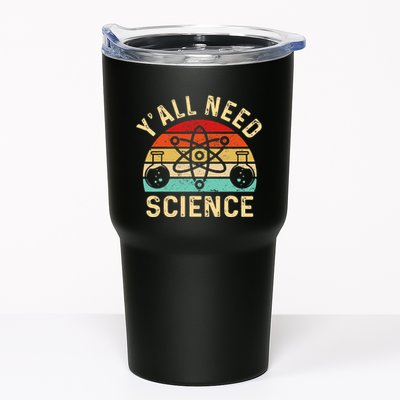 YAll Need Science Retro Teacher Student Funny Nerd Science Tumbler