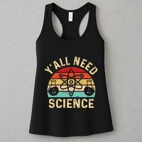 YAll Need Science Retro Teacher Student Funny Nerd Science Womens Tank Top