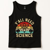 YAll Need Science Retro Teacher Student Funny Nerd Science Tank Top