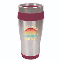 YAll Need Science Retro Teacher Student Funny Nerd Science 16oz Travel Tumbler