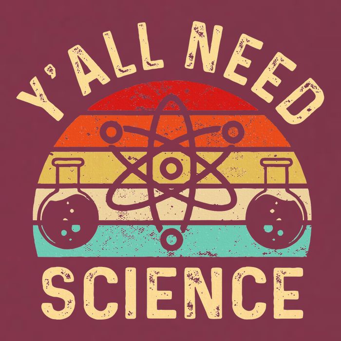 YAll Need Science Retro Teacher Student Funny Nerd Science 16oz Travel Tumbler