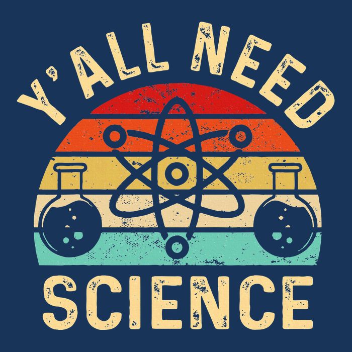 YAll Need Science Retro Teacher Student Funny Nerd Science Infant Baby Jersey Bodysuit
