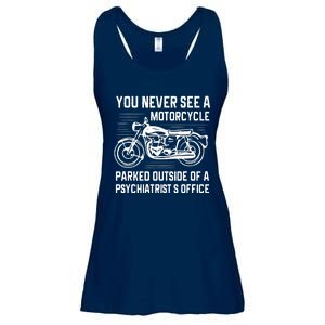 You Never See A Motorcycle Parked Outside Ladies Essential Flowy Tank