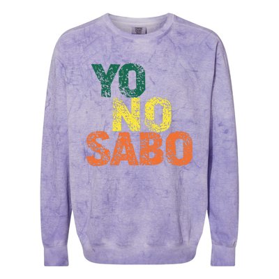 Yo No Sabo Colorblast Crewneck Sweatshirt