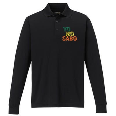 Yo No Sabo Performance Long Sleeve Polo