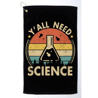 Yall Need Science Chemistry Biology Physics Teacher Student Science Puns & Facts Golf Towel