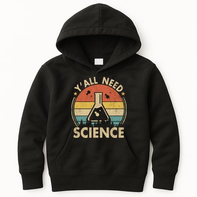 Yall Need Science Chemistry Biology Physics Teacher Student Science Puns & Facts Kids Hoodie