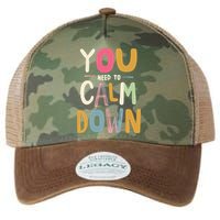 You need to calm down Legacy Tie Dye Trucker Hat