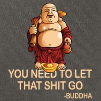 You Need To Let That Shitgo Fat Buddha Buddhism Religions Great Gift Cotton Canvas Backpack