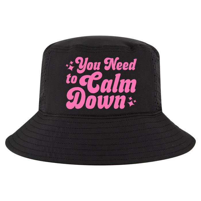 You Need To Calm Down Cool Comfort Performance Bucket Hat
