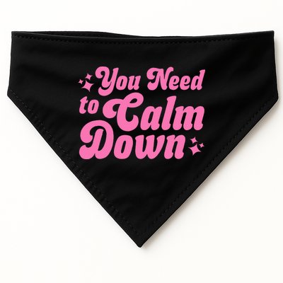You Need To Calm Down USA-Made Doggie Bandana