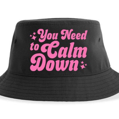 You Need To Calm Down Sustainable Bucket Hat