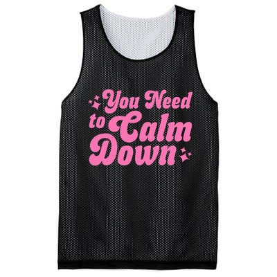 You Need To Calm Down Mesh Reversible Basketball Jersey Tank