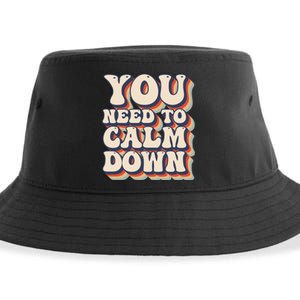 You Need To Calm Down T Sustainable Bucket Hat