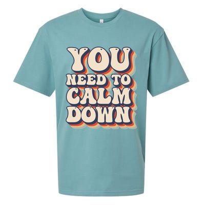 You Need To Calm Down T Sueded Cloud Jersey T-Shirt