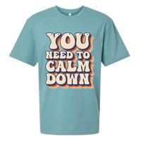 You Need To Calm Down T Sueded Cloud Jersey T-Shirt