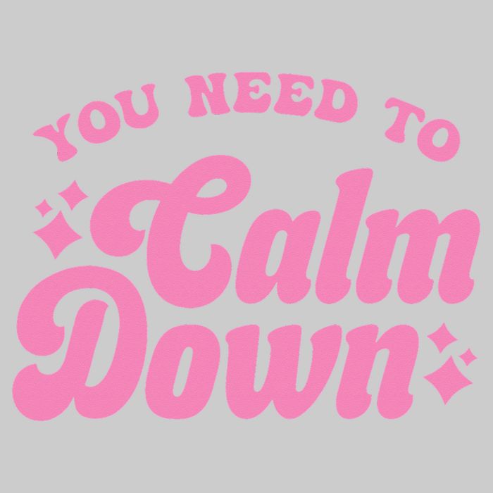 You Need To Calm Down Groovy Retro Cute Funny Tie-Dye T-Shirt