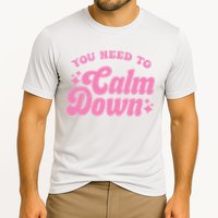 You Need To Calm Down Groovy Retro Cute Funny Performance Shirt