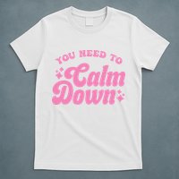 You Need To Calm Down Groovy Retro Cute Funny T-Shirt
