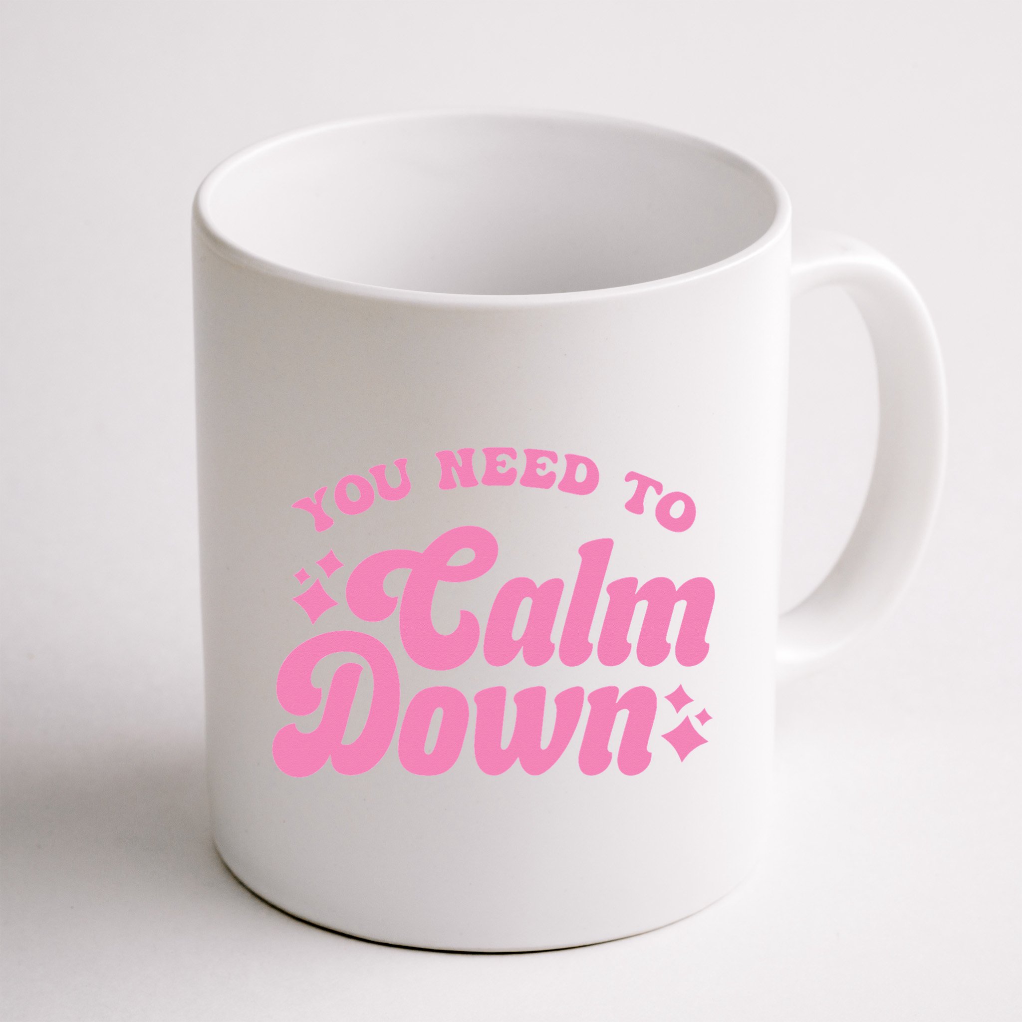 You Need To Calm Down Groovy Retro Cute Funny Mug