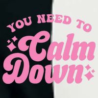You Need To Calm Down Groovy Retro Cute Funny Infant Baby Jersey Bodysuit