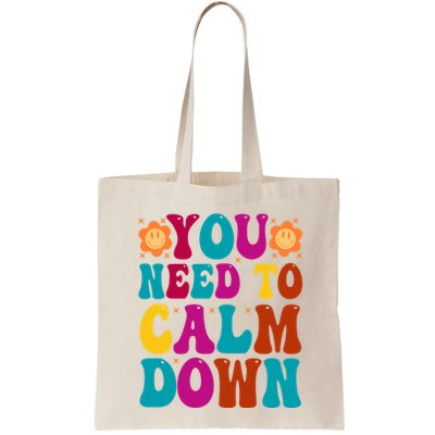 You Need To Clam Down Retro Colorful Bag