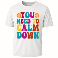 You Need To Clam Down Retro Colorful Performance Shirt