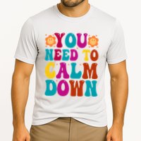 You Need To Clam Down Retro Colorful Performance Shirt