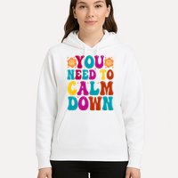 You Need To Clam Down Retro Colorful Hoodie