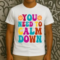 You Need To Clam Down Retro Colorful T-Shirt