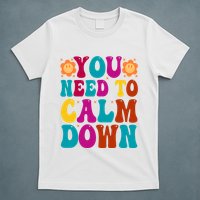 You Need To Clam Down Retro Colorful T-Shirt