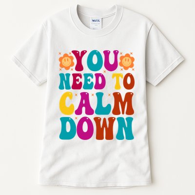 You Need To Clam Down Retro Colorful Tall T-Shirt