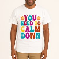 You Need To Clam Down Retro Colorful Tall T-Shirt