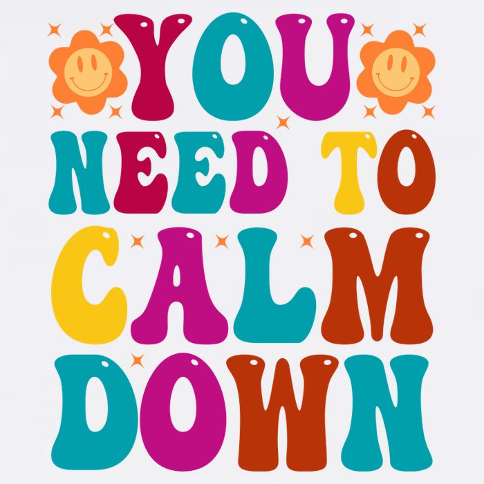 You Need To Clam Down Retro Colorful Mug