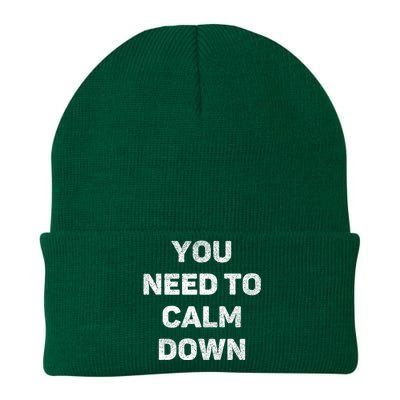 You Need To Calm Down Knit Cap Winter Beanie