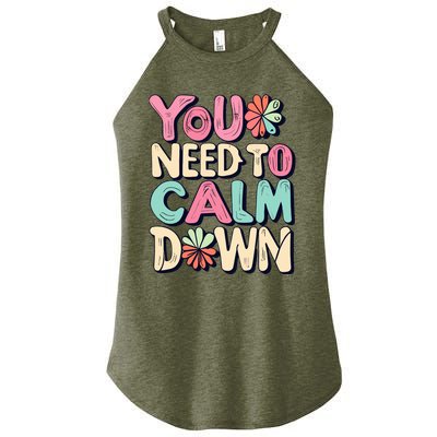 You Need To Calm Women’s Perfect Tri Rocker Tank