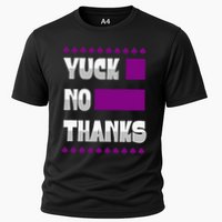 Yuck No Thanks Ace Symbol Funny Asexual Pride Cooling Performance Crew T-Shirt