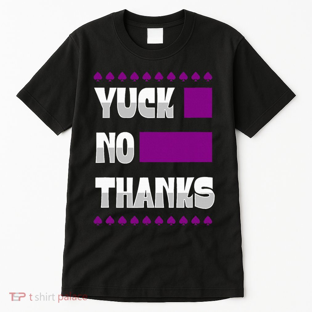 Yuck No Thanks Ace Symbol Funny Asexual Pride Tall T-Shirt
